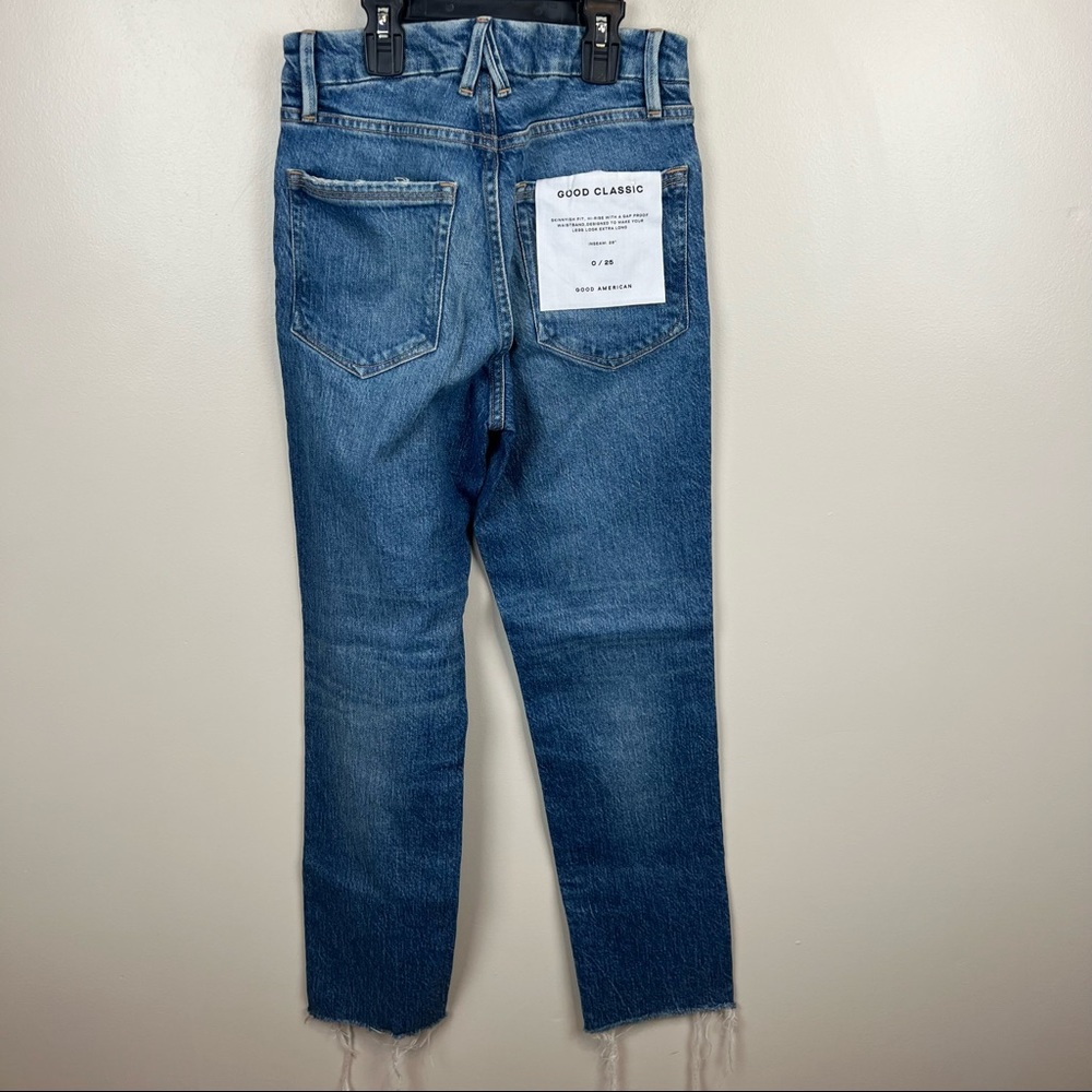 NEW Good American Blue568 in Size 0/25 - Picture 7 of 10
